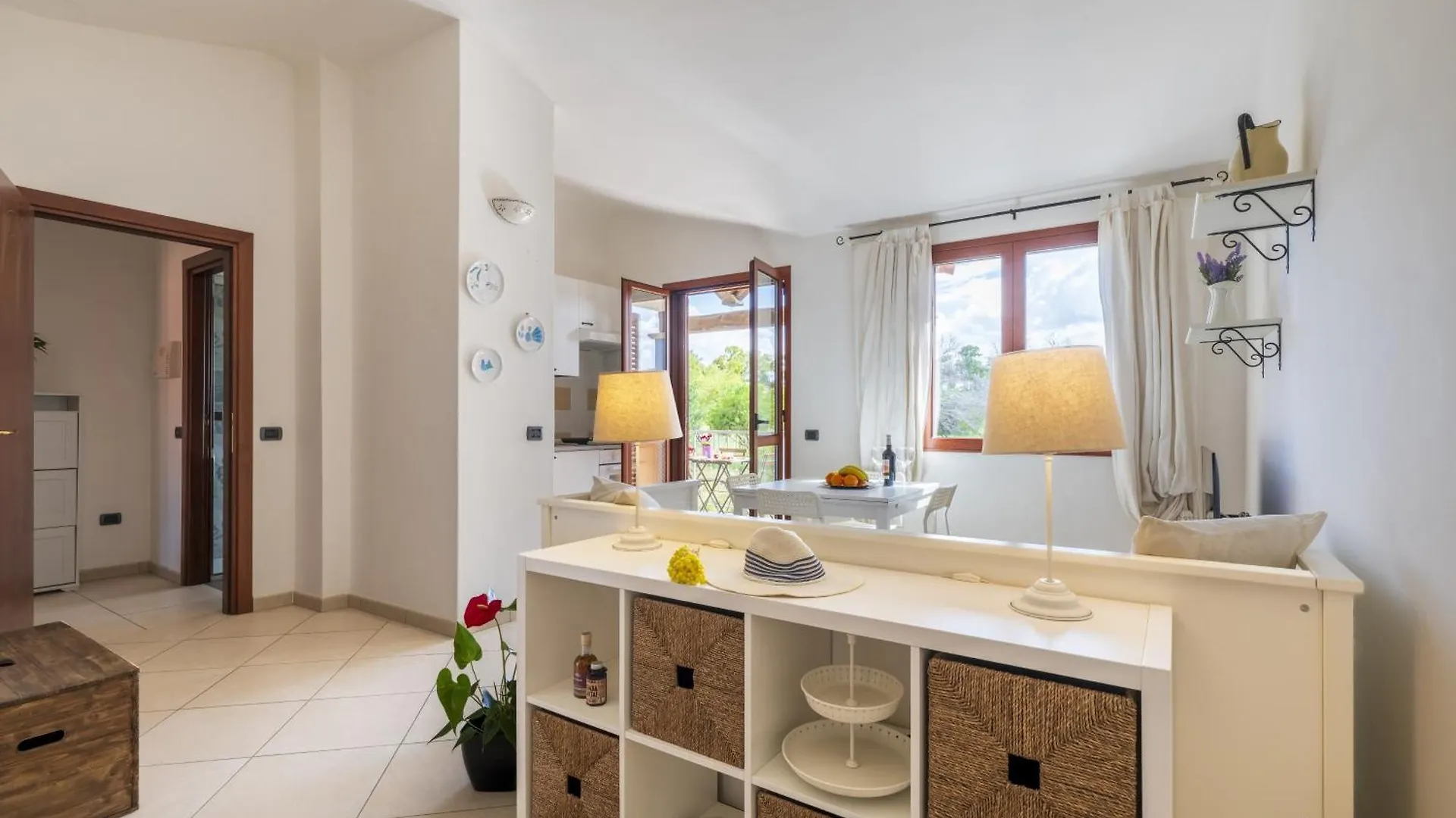 Bilocale 10 al mare con veranda Àrbatax
